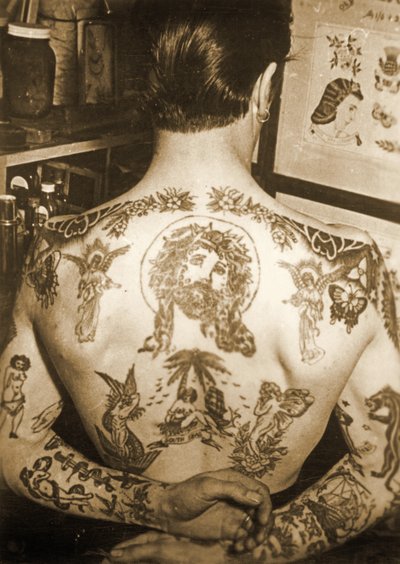 Tattooed Man by Unbekannt Unbekannt